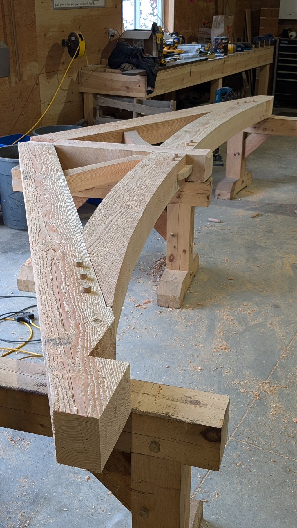 Structural Curved Timber Truss