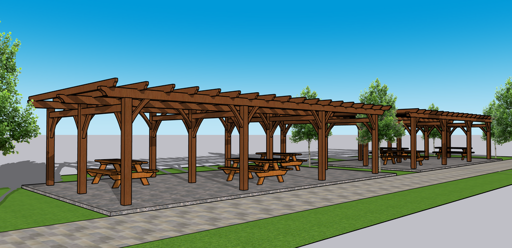 The Cyrus Commercial Pergola